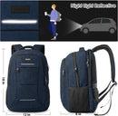 BIKROD Backpack for Men Women, School Backpacks for Teen Boys, Business Anti Theft Sturdy Travel Laptop Backpack, Water Resistant 15.6 Inch Computer Bag Gift, Blue — 4