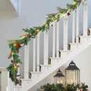 winemana 6 FT Pre-lit Artificial Christmas Garland with Lights for Mantle — 7