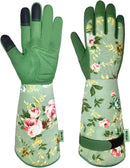 WANCHI Gardening Gloves, Durable and Comfortable Women's Long Garden Gloves…