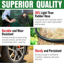 Heavy Duty Garden Hose 50ft, NON-EXPANDABLE Flexible Water Hose, Kink Resistant Lightweight Hybrid Hose, Leakproof Hose Male to Female Fittings — 6