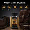 Dark Brown Suede Dye for Shoes, Boots, & Accessories – Permanent Suede Color Restorer with Built-in Applicator – Shoe Dye for Touch-Ups — 5