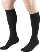 Truform 20-30 mmHg Compression Stockings for Men and Women, Knee High Length, Closed Toe | Black | Small (1 Pair) | Microfiber Knit — 6