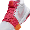 Nike Lebron Witness VIII Men's Basketball Shoes - White/Bright Mandarin/Aster Pink — 2