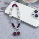 cioatu Phone Charms Cute Cherry Butterfly Cell Phone Lanyard Strap Wrist Strap for Bag Airpods Camera Pendants Decor photo 4