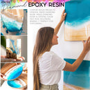 Pixiss Epoxy Resin Kit 2 Gallon – Crystal Clear Art Resin & Hardener with Gloves, Spreader, Silicone Mixing Sticks &… — 6