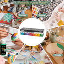 Artkey Acrylic Paint Set - 52 Colors 2 oz/59 ml Acrylic Paints Professional Artists Painting Kit for Canvases Fabric Rock Leather Easter Egg Wood Ceramic Glass Art Craft Painting | Basics — 6