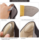 Premium Heel Pads Inserts Grips, Back of Heel Protectors Cushions Liner Prevent Too Big Shoe From Slipping, Blisters, Filler for Loose Fit for Men Women (Beige) — 6