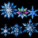 LET'S RESIN Christmas Resin Molds, 6 Varying Sizes Snowflake Silicone Molds — 1