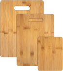 Totally Bamboo Cutting Board Set, 3 Reversible Cutting Boards for Kitchen — 1