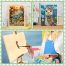 FSWCCK 5 Pack 11 x 14 inch Wood Panel Boards, Unfinished Wood Canvas Panels for Crafts, Painting Canvas, DIY Art Projects, Pouring, Arts Use with Oils, Acrylics | 11"X 14" 5 Pack — 6