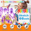 9" x 12" Sketch Book, 1-Pack 50 Sheets Spiral Bound Art Sketchbook Notebook | 9" x 12"(Pack of 1) — 6