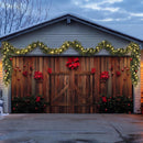Janinka 15 ft Large Christmas Garage Garland with 100 LED Light 13 Hooks — 6