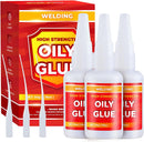 3 Pcs Oily Glue Welding Glue High Strength Strong Adhesion 5.3oz/150g — 1
