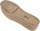 4 Pairs Adjustable Wool Felt Insoles, Cuttable Winter Warmth, Khaki — 1