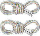 Rhinestone Shoe Laces,Rhinestone Laces for Sneakers,Crystal Shoe Lace for Sneakers,Crystal Shoes Lace for Sweatpant | Ab Color Crystal | Quantity: 2 Pcs — 1