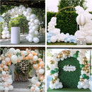 RUBFAC 135pcs White Balloons Different Sizes 18 12 10 5 Inch for Garland Arch, Latex Balloon Globos for Wedding Birthday Party Baby Shower Anniversary Baptism Decorations — 7