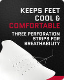 FORCEFIELD SHOE CREASE PREVENTER - Foam Crease Protector for Shoes & Boots - Fits Inside Toe Box, Prevents Creasing - Adhesive Strips for Secure Fit - Large - Fits Men's 11.5 and up — 8