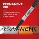 Sharpie Permanent Markers, Fine Tip, Black, 40 Count - Office Supplies, Quick Drying, Fade Resistant, For Wood, Plastic, Paper, Metal, And More — 2