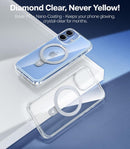 TORRAS for iPhone 17 Case Clear Magnetic Stand, Fit for MagSafe, 6.3" — 5