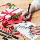 MARTCOLOR Micro Pen Fineliner Pens, 10 Size Black Archival Ink Pens — 7