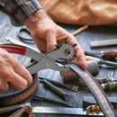 UNCO Leather Punch Tool with Multi-Hole Sizes, Belt & Leather Puncher | Red — 8