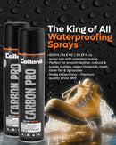 Collonil Carbon Pro XXL – Universal Shoe Protector Spray 2x 10.1 fl oz – Waterproof & Stain-Resistant – PFAS-Free Suede Protector for Shoes, Boots, Backpacks, Jackets & Tents – Made in Germany | Carbon Pro 600ml / 2x 10.1 Fl Oz — 2