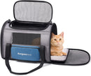 BurgeonNest Cat Carrier for Cats up to 20 Lbs, Soft-Sided Escape Proof