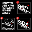 KIWI Sneakers No-Tie Laces Shoe Care Product | White — 5