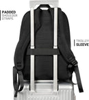 ZORFIN 26L Black Backpack for College, and Travel: Water Resistant Bookbag | 16.5 Inch — 5