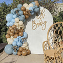 Dusty Blue Brown Balloon Arch Kit for Bear Baby Shower | Brown Blue — 6