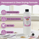 Art Institute Glitter Designer Dries Clear Craft Glue, 16oz Refill Bottle — 2