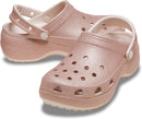 Crocs Women's Classic Platform Glitter Clog – Quartz — 6