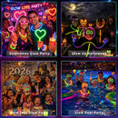 Ammy Glow Glow Sticks (205 Pcs Kit) Bulk Party Pack-100 Pack Glow Sticks with Connectors & Glasses- Party Favors for Kids 8-12- Neon Glow in The Dark Party Supplies for Birthdays & Events — 5