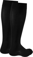 Truform 20-30 mmHg Compression Stockings for Men and Women, Knee High Length, Closed Toe | Black | Medium (1 Pair) | Short Length — 7
