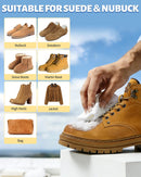 Jevvu Suede Shoe Cleaner, Suede Cleaning Kit with Brush & Towel for Suede, Nubuck, Leather, Boots, Trainer — 4