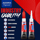 ALECPEA Super Glue, 12 X 3g, Liquid Instant Glue for Metal and Ceramic — 3