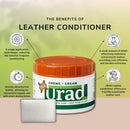 Leather Conditioner 7oz (200g) Light Brown – Deep Conditioning and Color Restoration for Leather Furniture, Car Seats, Shoes, and More! - 200g | Light Brown — 5