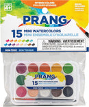 Prang Mini Watercolor Paint Set, 15 Assorted Colors, 1 Count — 3