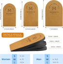 Adjustable Orthopedic Heel Lift for Leg Length Discrepancies and Heel Pain,Sports Injuries,and Achilles tendonitis,Height Increase Insoles - Brown — 7