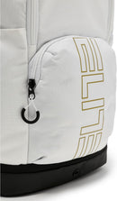 Nike Varsity Elite Backpack (32L), White/Black/Metallic Gold, MISC | Large — 4
