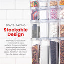 Oizeir Airtight Food Storage Containers with Lids 24-Pack, Pantry Kitchen