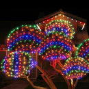 WBao Christmas Lights Outdoor, 200LED 8.4ft x 5.2ft Christmas Net Lights with 8 Modes, Timer, End to End Connectable, Waterproof LED Net Lights for Lawn, Bushes, Trees Xmas Decorations, Multicolor — 7