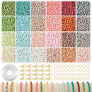 TEXGIZRLY 3mm Seed Beads for Jewelry Making Bracelet Making Kit Adults — 1