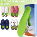 Ailaka Kids Shock Absorbing Insoles, Arch Support Sports Inserts - Green — 6