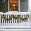 HipTree 9FT Christmas Garland with Lights for Mantel with Timer — 7