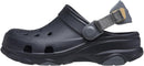 Crocs Unisex-Child All Terrain Clogs with Adjustable Heel Strap, Black/Black, 1 Little Kid — 4
