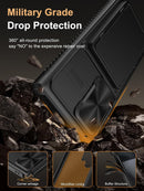 Vihibii for Samsung Galaxy S24 Ultra Case Wallet with Card Holder, Black — 5