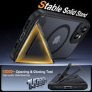Magnetic Case for iPhone 15 with Stand and Camera Protection — 3