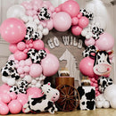 ALL-IN-1 Cow Balloon Arch Kit with BONUS Cows Balloons for Cow Party Decorations - Cowgirl Balloon Arch Kit for Cowgirl Baby Shower Decorations & Cows Birthday Party Decoration | Pink, White, Pastel Pink — 1
