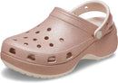 Crocs Women's Classic Platform Glitter Clog – Quartz — 1